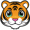 Cool Cartoon Tiger