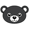 Cute Cartoon Mascot Bear