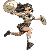Frisbee Frisbee player