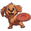Chiens de frisbee