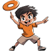 Frisbee Frisbee player