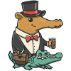 Capybara Dapper Crocodile