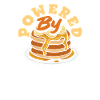 Powered By Pancakes Breakfast Joy