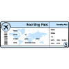 Flight Ticket - Boarding Pass