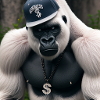 Weißer Gorilla