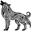 Wolf Tribal Animal
