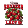 Verrückte Erdbeer Lady