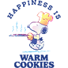 Peanuts Design Happiness er varme cookies