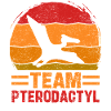 Team Pterodactyl Dinosaur Retro Design