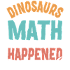 Lustiges Mathe-Dinosaurier-Design für Lehrer