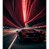 Rotes Sportauto
