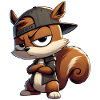 Eichhörnchen Hiphop Kappe