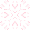 Pink hearts as a pattern