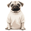 Cute Pug