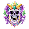 Mardi Gras - Carnival - Skull - Gift