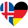 Iceland Germany Heart