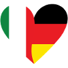 Italy Germany Heart