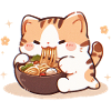 Cat Eating Spaghetti Meme