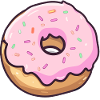 Pink Sugar Donut