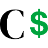Letter c dollar