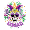Mardi Gras - Skull - Costume - Gift