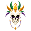 Mardi Gras - Carnival - Skull - Gift