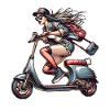 Scooter Cyclomoteur Scooter