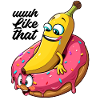 Banana Donut Relationship Love Making Gift