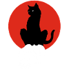 Black Cat and Red Sun