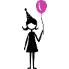 Birthday Balloon Girl Child