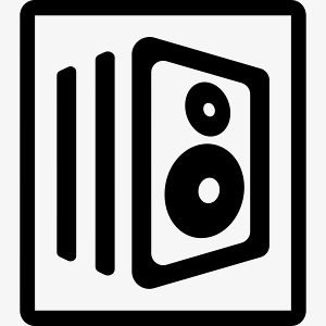 DNBFI Logo Front, Speaker Back