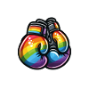 Bekämpfe Hass Mit Liebe Regenbogen-boxhandschuhe