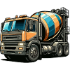 Cement mixer large