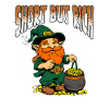 Funny St. Patrick's Day Leprechaun