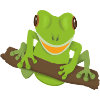 lachender Frosch