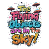 Flugobjekte am Himmel