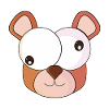 Bear with crazy eyes