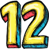 12 Symbole numérique