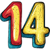 14 Number symbol