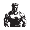 Bodybuilder Muscles Entraînement Gym