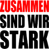 zusammen sind wir stark