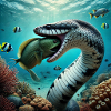 Sea snake eat fish