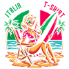Italy Beach Surf T-Shirt