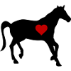 Horse Love Heart 2
