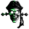 Pirat Comicart Green