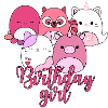 Jolie fille d’anniversaire Squishmallow