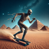 Mumien Zombie Skateboard