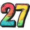 27 Number symbol