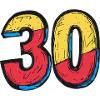 30 Number symbol