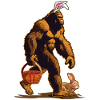 Easter Surprise Bigfoot Bunny Basket